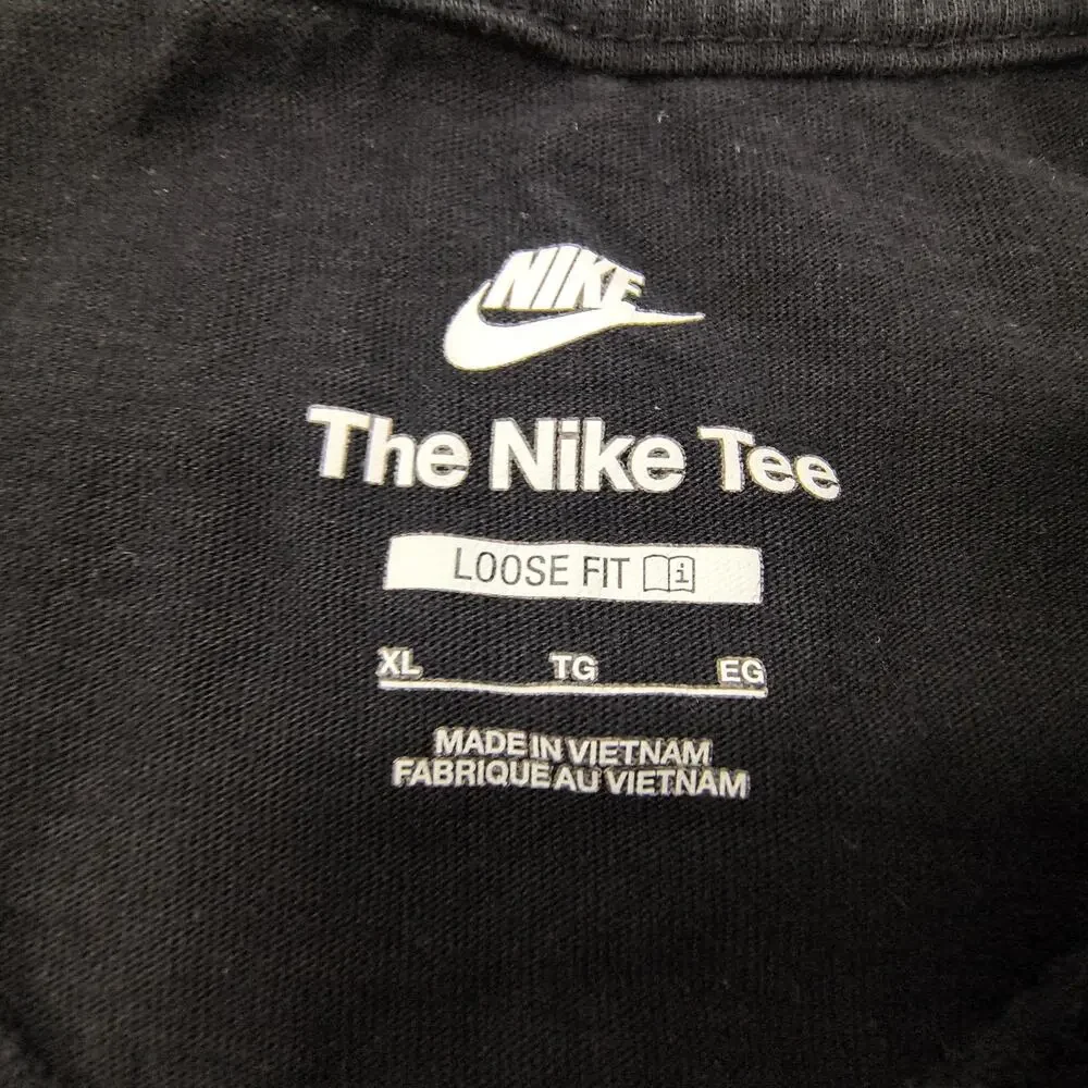 Nike Tee Short Sleeve Casual Crew Neck Shirt Mens Size Extra Large XL Black